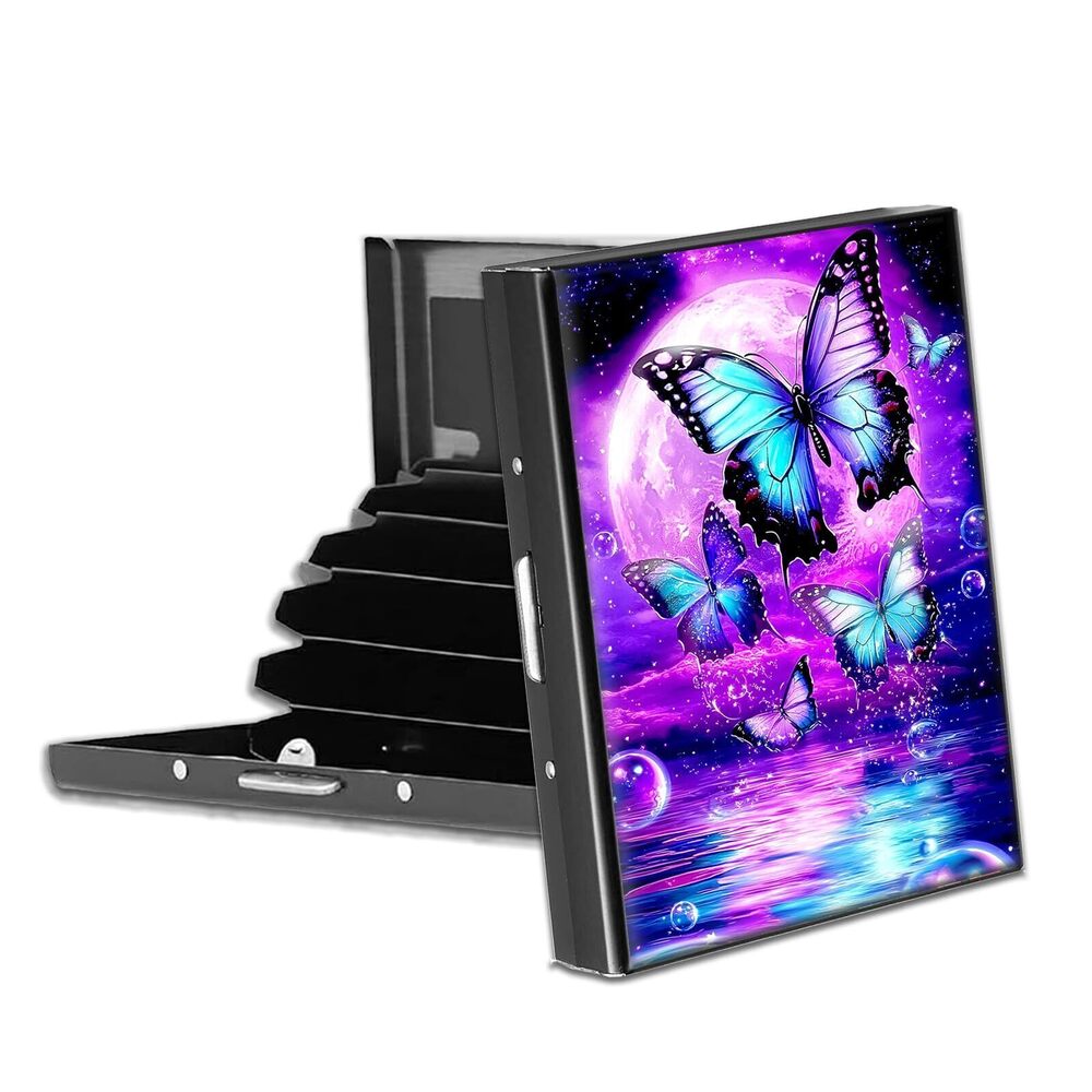 2862 Metal Credit Card Wallet, RFID Blocking Credit Card Holder with 6